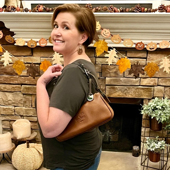 Dooney & Bourke All Weather Leather Petite Should Bag - Picture 9 of 11